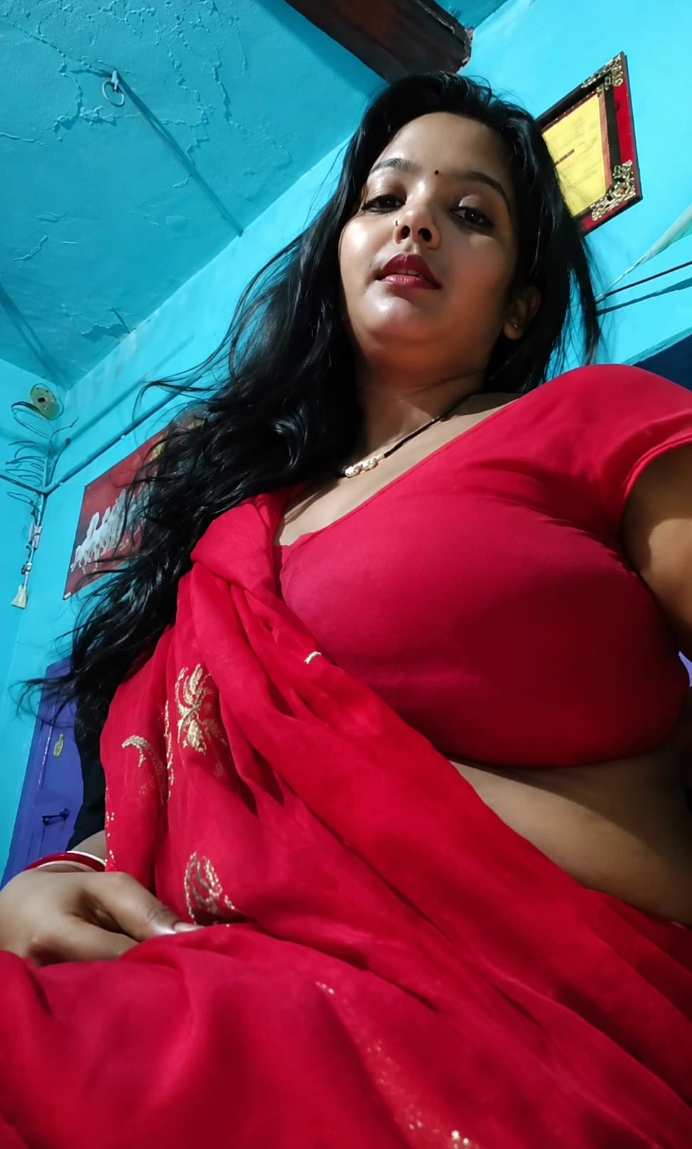 Featured image for Big Boobs Bhabi Showing Off Massive Tits and Pressing Video