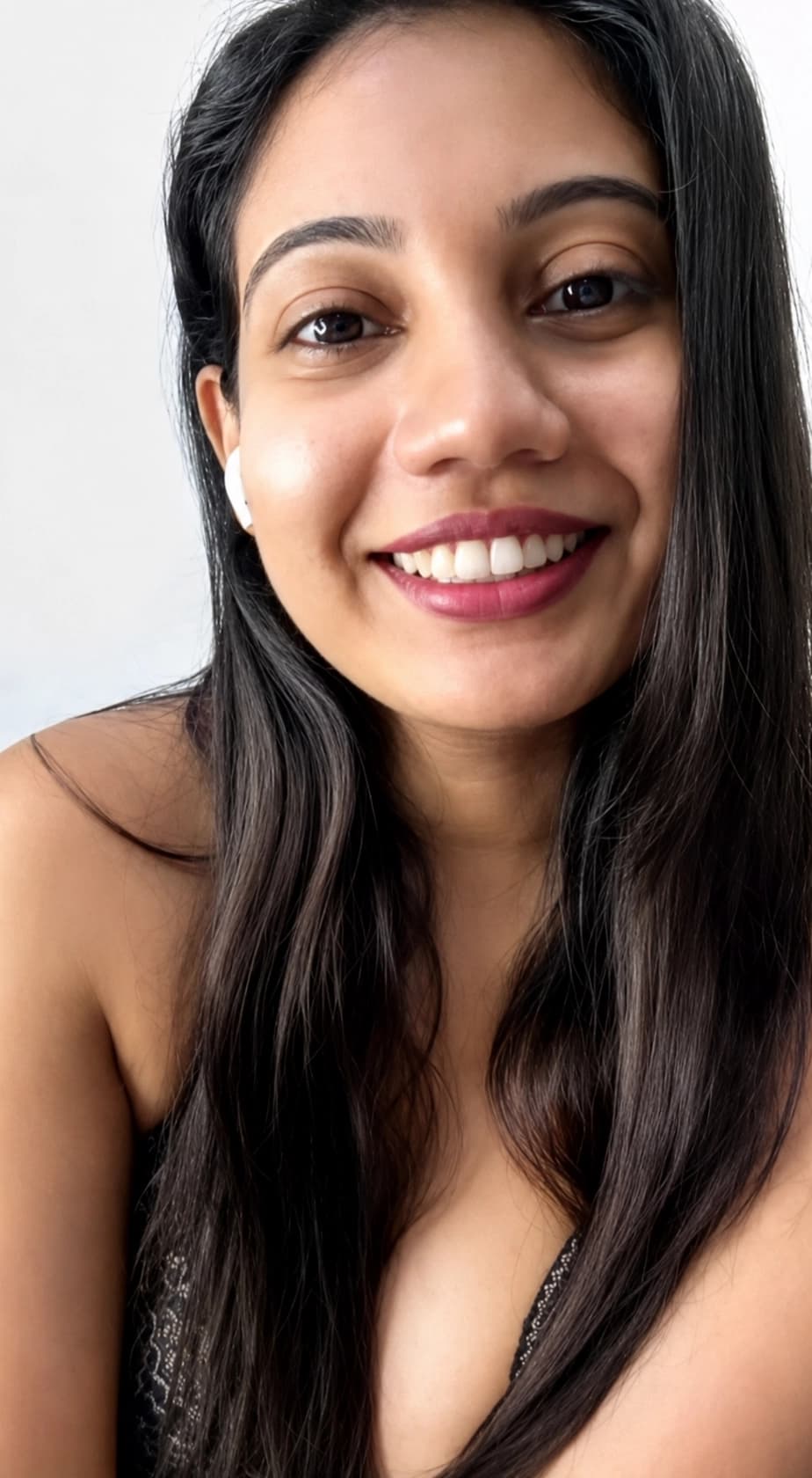 Featured image for Purple Halcyon aka Ashwani A Drives Fans Wild in Lingerie and Deep Cleavage Tease