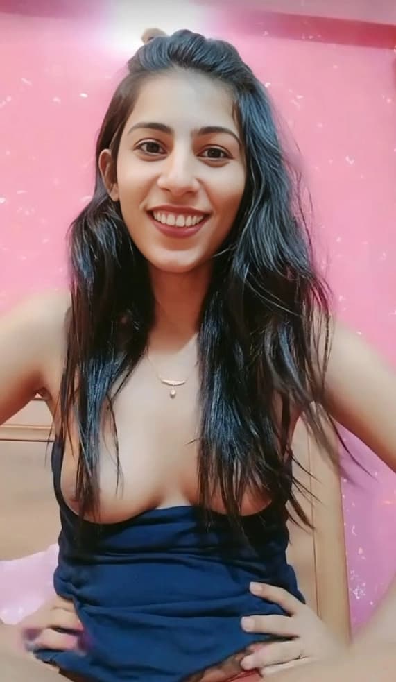 Featured image for Horny Desi girlfriend gets naked on cam, teasing with her bouncing tits and dirty talk.